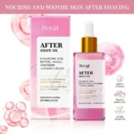Vanilla & Strawberry After Shave Oil Soothe Irritation, Reduce Redness Hydrating and Nourishing Skin Post-Shave Care Oil