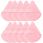 1/2/3/6Pcs Triangle Velvet Powder Puff Face Cosmetic Eye Beauty Makeup Tool Reusable Sponge Washable Mini Powder Puff Accessorie