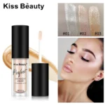 3D Shimmer Powder Highlighter Palette Face Illuminator Nude Bronzer Makeup Base Primer Concealer Highlight Makeup for Dark Skin