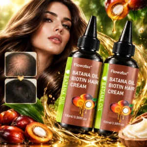 2PCS 100ml/3.38fl.oz 7-in-1 Batana & Rosemary Hair Care Oil, Enriched With Biotin, Keratin, Batana Oil, Jojoba Oil, Strengthens Hair, Deeply Moisturizes, Daily Hair Care Routine, Perfect Valentine's Day And Mother's Day Gift For Both Men And Women