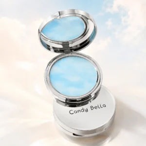 CandyBella Powderless Pressed Powder Gel Translucent Color Correcting Face Palette Moisturizing Shading Tint Velvet Finish Smoot