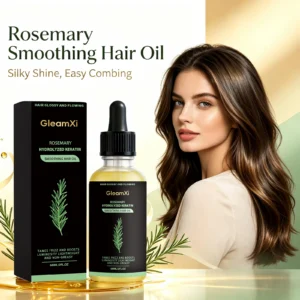 Rosemary Smoothing Hair Oil Hydrolyzed Keratin Botanical Extract Lightweight Moisture Formula Softens Strands Improves Smoothness Nourishing Scalp Hair Care