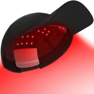 LED Red Light Therapy Hair Growth Cap Portable Hair Regrowth Hat Insert with Red Blue Infrared Light, 4 Modes Scalp Care Device for Thinning Hair, Rechargeable Lightweight 200g Hair Loss Care Cap for Men Women, 20 Min Auto Off Fits Most Hats