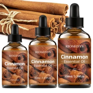 Cinnamon Essential Oil, Warm Spicy Fragrance Oil for Diffusers, DIY Scented Crafts & Aromatherapy, Sweet and Rich Aroma