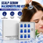Microneedle Hair Regrowth Kit Scalp Nourishing Serum Strengthen Hair Roots Prevent Thinning Scalp Care Kit