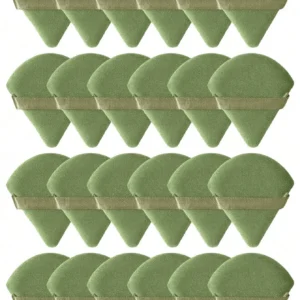 20 PCS  Triangle Shaped Sponge Puff For Loose Powder Setting And Blending,  For Face And Body, Velvet Smooth Makeup Sponge Set
