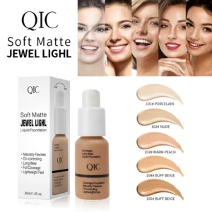 Matte BB Cream, Lightweight Full Coverage Foundation, Long Lasting Moisturizing, Waterproof Sweatproof Oil Control Face Makeup