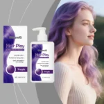 GleamXi Purple Color Booster Shampoo Semi Permanent Hair Dye Lock Hair Color Anti Fade Toning Temporary Hair Coloring Shampoo
