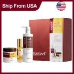 Karseell Collagen Hair Mask + Argan Oi + Hair Shampoo Essence Moisturizing Repair Set for Dry Damaged Hair Gift