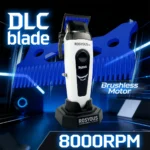 ROSYOUS Men's Hair Clipper DLC Zircon Blade 8000RPM Brushless Motor with Base Charger LED Display Professional Barber Machines