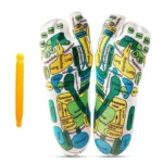 New A Pair of Reflexology Socks Gloves Acupressure Hand Massager Massage Relieve Tired Feet Socks Acupoint Massage Tool ZBHLGJ12