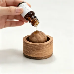 Solid Wood Spherical Essential Oil for Fragrance Home Bedroom Diffuser Walnut Fragrance Eliminate Room With Home Decoration