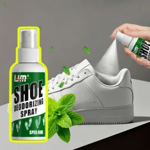LJM Shoe Deodorizing Spray Smelly Shoes Odor Remover Sneaker Foot Mint Fresh Deodorant For Sports Gym Boots 40ml