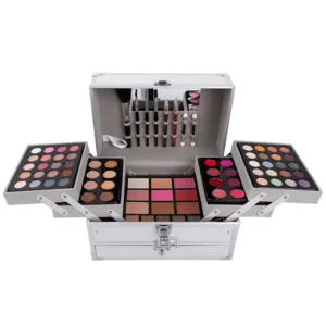 Women's All-in-One Makeup Gift Set - Face Powder Eyeshadow Palette Lipstick Makeup Brushes Highlighter Bronzer Full Kit