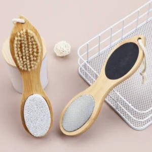 4in1 Exfoliating Feet Scrubber tool Pumice Stone Foot Rasp Sandpaper Foot Scrubber Brush Feet Dead Skin Remover Foot Care Tool