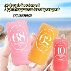 Jelly Solid Perfume Refreshing Long Lasting Balm Perfume for Women & Men, Travel-Safe Natural Deodorant Scent for Day & Night