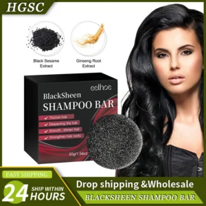 Dyeing Hair Shampoo Repair Gray White Hair Treatment Natural Hair Color Nourishing Cleansing Reduce Gray Hair Darkening Soap 55g