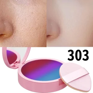 9 Colors Matte Face Finishing Powder Oil-Controlling Contouring Powder Natural Cream Korean Makeup Gifts with Mirror Cosmetics