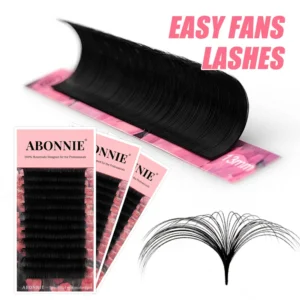 Abonnie Cashmere Easy Fan Lashes Eyelash Extensions Mega Volume Fans All Size Eyelashes Supplies for Eye Beauty