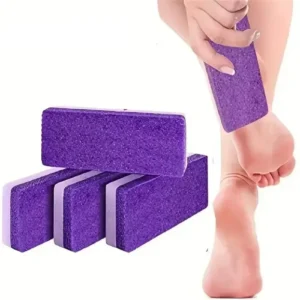 1 or 2 Pcs Pumice Stone Foot Exfoliator, Callus Dead Skin Remover for Smooth Feet Dry Cracked Heels Pedicure Scrubber Tool