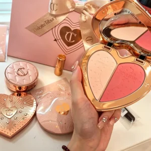 Charlotte Tilbury Airbrush Flawless Finish Makeup Finishing Powder Pillow Talk Beauty Soulmates Face Palette CT Beauty Cosmetics