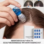 Microneedle Hair Regrowth Kit Solution Scalp Nourishing Serum For Hair Health Maintenance Needle Head Use Scalp Care Kit