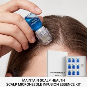 Microneedle Hair Regrowth Kit Solution Scalp Nourishing Serum For Hair Health Maintenance Needle Head Use Scalp Care Kit