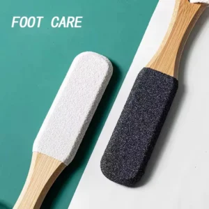 Dual-Sided Foot Files Wooden Feet Dead Skin Callus Remover Foot Scrubber for Smooth Soft Feet Perfect for Home Salon Use