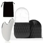 Ice Roller & Stainless Steel Gua Sha Set for Face Eye and Neck  Skin Care Beauty Tools to Brighten Skin and Enhance Natural Glow