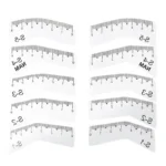 Eyebrow Ruler 5 Pairs DIY Eye Brow Drawing Guide Styling Shaping Grooming Template Card Easy Make Up Tool Kit
