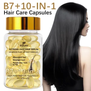 Rich in Plant Extracts and Vitamin B7, the Hair Care Serum Capsules Can Nourish Your Hair and Strengthen Fragile Strands,