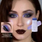 Chameleon Holographic Glitter Shimmer Highlighter Stick, Makeup for Face and Body, Color Changing Glitter Stick Under Light