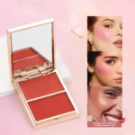 Two-tone Natural Matte Cream Blush Shimmer Contour Blusher Blush Powder Longlasting Waterproof Face Blusher Chinese Cosmetics
