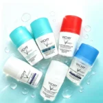 VICHY 50ml Underarm Roll On Ball Comfortable Sweatproof Deodorant Long-lasting Fresh Fragrance Odorless