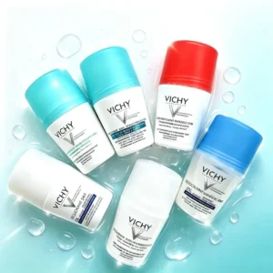 VICHY 50ml Underarm Roll On Ball Comfortable Sweatproof Deodorant Long-lasting Fresh Fragrance Odorless