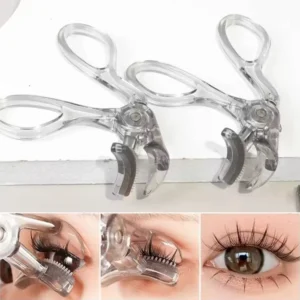 Eyelash Curler Clear Plastic with Comb Professional Natural Long Lasting Eye Makeup Tools