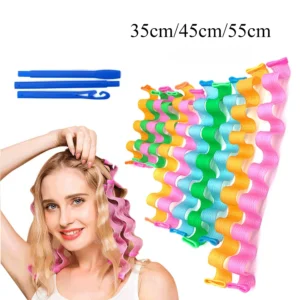 12Pcs Set Magic Hair Curler Heatless Hair Rollers Wave Formers Hairstyle Roller Sticks Curling Hair Styling Tools for Women