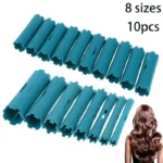 10Pcs Hair Perm Rods Cold Wave Rods Plastic Perming Rods Hair Curling Rollers Curlers Hair Curler No Heat For Women.