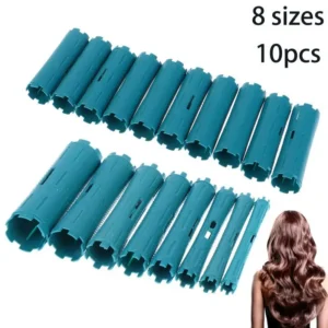 10Pcs Hair Perm Rods Cold Wave Rods Plastic Perming Rods Hair Curling Rollers Curlers Hair Curler No Heat For Women.