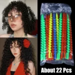 Popular Spiral Perm Stick Heatless Hair Curler Women Curly Hair Rollers No Heat Curls Cold Perm Bar Barber Hair Styling Tool